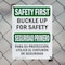Signmission Safety Culture Sign, 7 in Width, Plastic, Rectangle, Bilingual OS-2PACK-SF-P-710-L-10745 - alternate 3